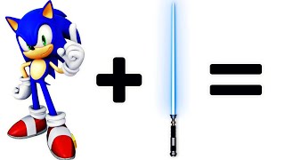 SONIC THE HEDGEHOG + JEDI SWORD