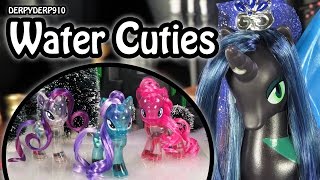 MLP Frozen Princess 1:   Water Cuties Diamond Mint Pinkie Pie Rarity My Little Pony Toy Review