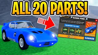 ALL 20 CAR PART BARN HUNT LOCATION IN CAR DEALERSHIP TYCOON! (FAST GUIDE)