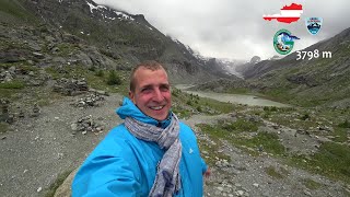 Австрия. В кратере альпийского ледника Grossglockner 3798 м. Панорамная дорога и национальный парк