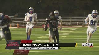 Waskom Wildcats now 7-0 in district after beating Hawkins in Week 11