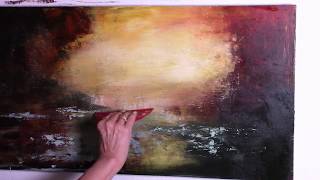 Abstract Art- Could this be an Abstracted Landscape? Oil/Cold Wax Part 1of 2 Demo