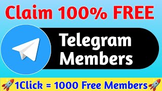 Free Telegram Members 2023 Site ‼️Without Login Free me Telegram Members kaise Add Karen