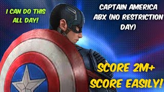 Marvel Future Fight|| score 2M+ with Captain America in ABX! Captain America became more worthy!