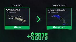 $1 TO A KARAMBIT SAPPHIRE! (not clickbait)