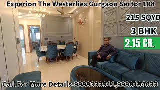 3 BHK Builder Floor 215 SQYD. Sector 108 Gurgaon Dwarka Expressway #gurgaon #builderfloor #3bhk #yt