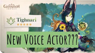 Tighnari voice actor in new patch?