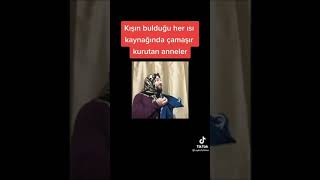 kışın evin her yerine camaşır asan anneler