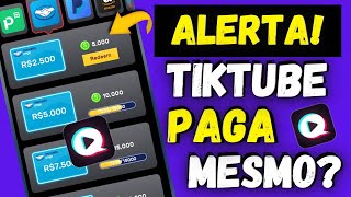 TIKTUBE NÃO PAGA!? É GOLPE!?😱 NÃO USE O APP TIKTUBE ANTES DE ASSISTIR ESSE VÍDEO!