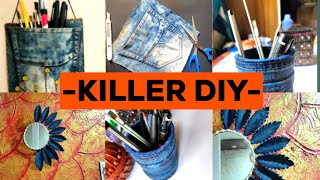 3 Old JEANS Ideas| DIY Denim Bags And Purse | Compilation| BAG Tutorial | Upcycling Craft