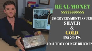 REAL MONEY! Rare Vintage US Government Issued Gold and Silver Ingots From The New York Assay Office