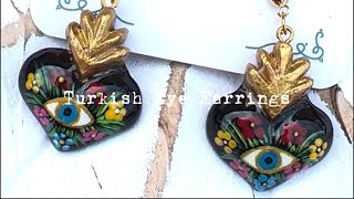 Turkish Eye Earrings