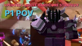 (OUTDATED) NEW UPDATED LUCILLE HARDCORE STRATEGY (Q2 2024) P1 POV || Roblox Tower Defense Simulator