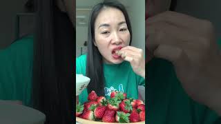 Đầu năm ăn dâu mong may mắn cả năm #dautay #xuhuong  #mukbang