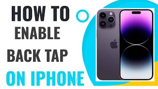 How to enable back tap on iPhone