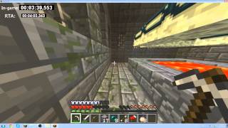 Minecraft any% Speedrun: (00:10:59,526)