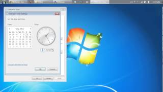 Windows 7: How to manually adjust clock time on your computer