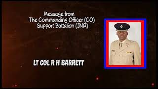 Message from the Commanding Officer of Support Battalion (National Reserve)