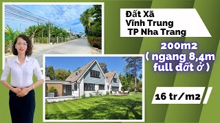 #1748. Cần Bán Lô Đất Xã Vĩnh Trung TP Nha Trang Gần Võ Nguyên Giáp