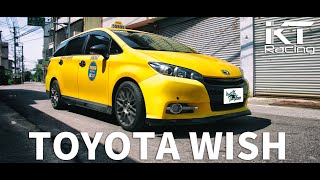 (HD)TOYOTA WISH ZGE20W installed KT Racing Coilovers