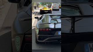 Lamborghini Aventador S Roadster very LOUD SOUND!!