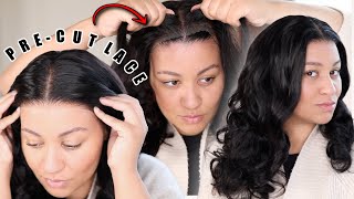 Finally a REAL 100% GLUELESS READY & GO wig for beginners! Pre Everything 😱 ft. WestKiss Hair