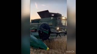 Johndeere x9 harvest 2023 real sound #viral #viralvideo #viralshort #farm #farming  #johndeere