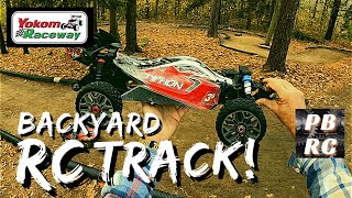 ARRMA TYPHON 3S AT A BACKYARD RC TRACK