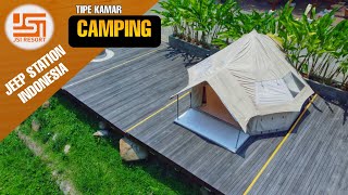 JSI ( Jeep Station Indonesia ) , Bogor : Review tipe kamar CAMPING