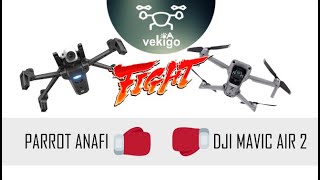 Parrot Anafi VS DJI Mavic Air 2 comparativa en español