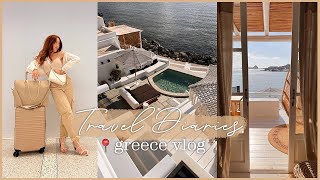 TRAVEL VLOG ✈️ pack with me for 1 month europe trip, exploring artemida & milos island, greece