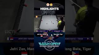 HL Match Jefri Zen vs Bong Bata (7-4)