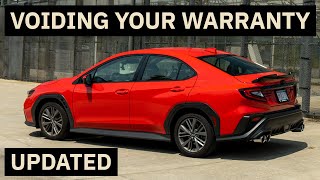 What Mods Will Void The 2022+ Subaru WRX's Warranty? [UPDATED]