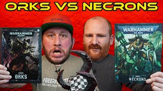 Orks vs Necrons Warhammer 40k Battle Report 9th Edition - Tab