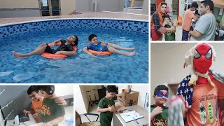 Simple Everyday Life - Kitchen roll shopping - swimming - baking - Naush Vlogs