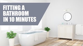 How to Refit a Basic Bathroom On A Budget | Renovate Project