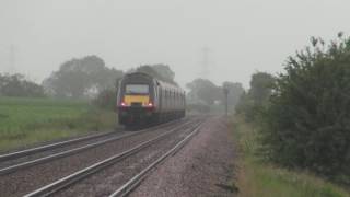 43484 and 43423 pass Rounton Gates level crossing