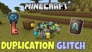 Minecraft New Items DUPLICATION Glitch 1.21 Bedrock & PE | Working Chest method Dupes glitch!