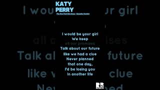 Katy Perry - The One That Got Away | Karaoke Version