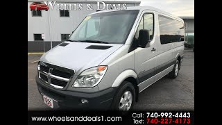 2008 Dodge Sprinter passenger van with a high ceiling