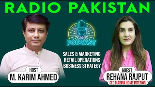 Business Strategy - Retail Operations - Sales and Marketing - Rehana Rajput-CEO Marina Home Interior