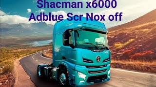 Shacman x6000 прошивка отключение мочевины Adblue Scr Nox off повышение мощности