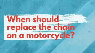 When should you replace the chain on a motorcycle? Best Motorcycle Chain 420 - askmemoto