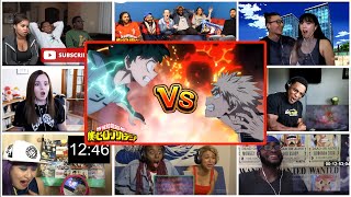 deku vs bakugo reaction mashup /  my hero academia s3 ep 23 full fight