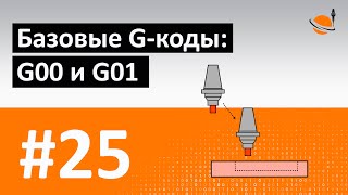 G-, M-КОДЫ - #25 - БАЗОВЫЕ G-КОДЫ: G00 И G01 / Программирование обработки на станках с ЧПУ