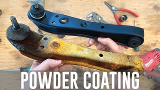 1972 Toyota Corolla: Powder Coating