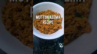 Keema recipe #shorts #youtubeshorts