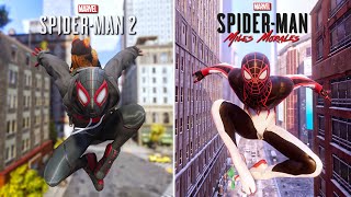 Spider-Man 2 (Miles Morales) vs Spider-Man Miles Morales | Details Comparison