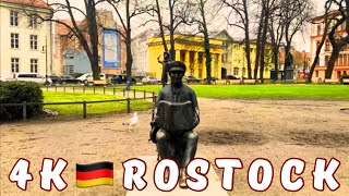 Rostock 4k🇩🇪 Walking Germany