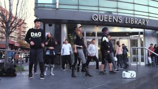 Vixx flash mob at Flushing Library